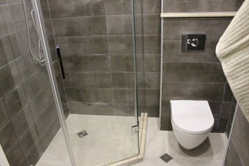 Bathroom in 3 BHK Builder Floor at Vasant Kunj Enclave – for Rent