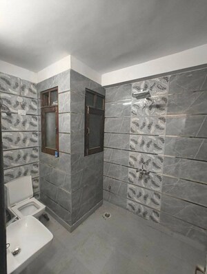 Bathroom in 3 BHK Builder Floor at Chattarpur – for Rent
