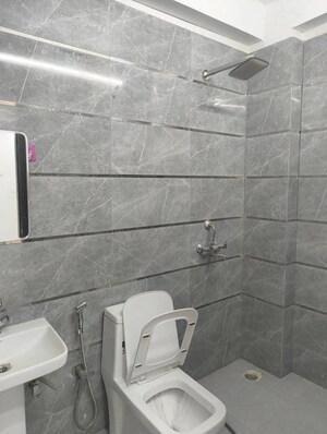Bathroom in 3 BHK Builder Floor at Chattarpur – for Rent