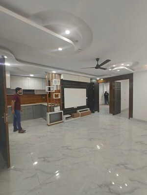 Living Room in 3 BHK Builder Floor at Chattarpur – for Rent