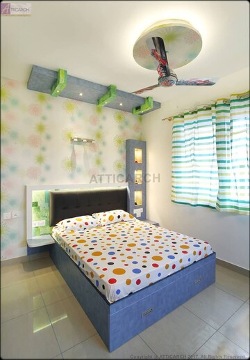 Bedroom in 3 BHK Apartment at Prestige Ferns Residency, Harlur – for Sale