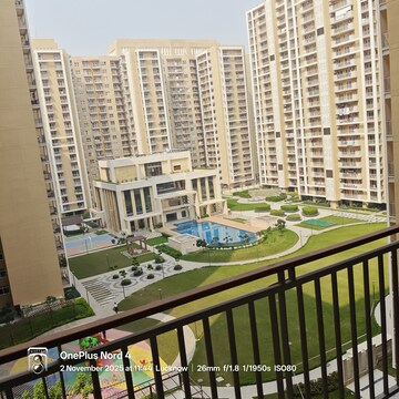 Balcony in 3 BHK Apartment at Rishita Manhattan, Gomti Nagar – for Rent