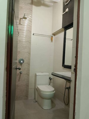 Bathroom in 2 BHK Builder Floor at Chattarpur – for Rent