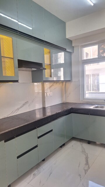 Kitchen in 3.5 BHK Builder Floor at Smart World Gems, Sector 89 – for Rent