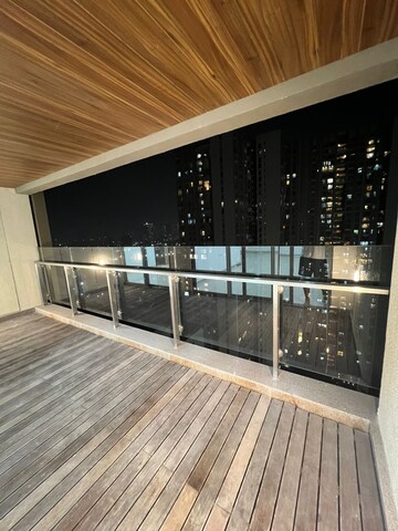Balcony in 4 BHK Apartment at Lodha Aura, Wadala – for Rent