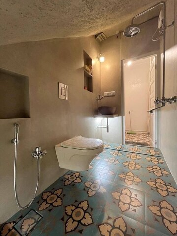 Bathroom in 3 BHK Apartment at Earth Building, Matunga East – for Rent