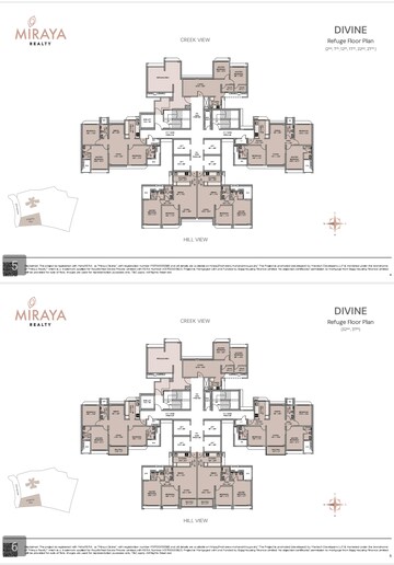 Floor Plan in 3 BHK Builder Floor at Mextech Miraya Divine, Kapur Bawdi – for Sale