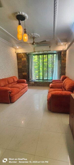 Living Room in 3 BHK Apartment at Mount Everest Apartment, Bhakti Park – for Rent