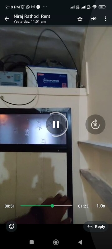 Kitchen in 1 BHK Apartment at Girnar Mahal CHS, Vasai West – for Rent