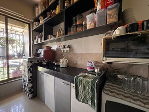 Kitchen in 1 BHK Apartment at Girnar Mahal CHS, Vasai West – for Rent