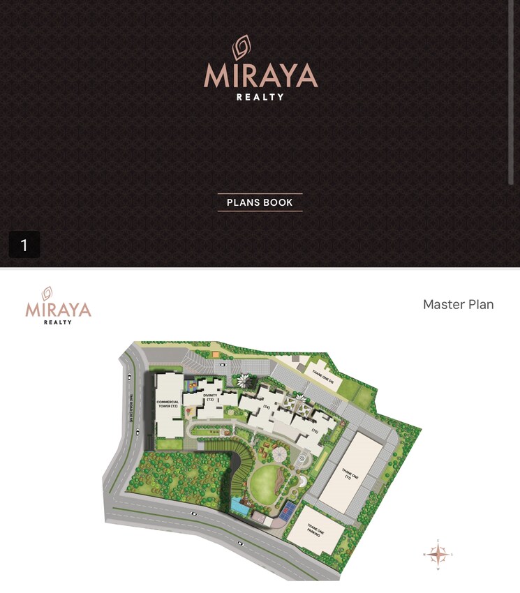 Master Plan, mextech-miraya-divine 2 Bedroom 515 Sq.Ft. Builder Floor In Kapur Bawdi Thane 9472790