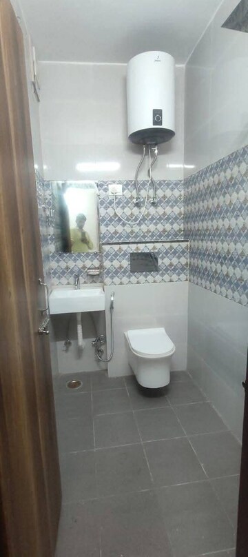 Bathroom in 1 RK Builder Floor at Saket – for Rent