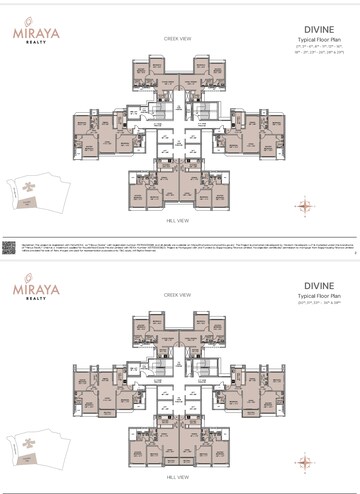 Floor Plan in 2 BHK Builder Floor at Mextech Miraya Divine, Kapur Bawdi – for Sale