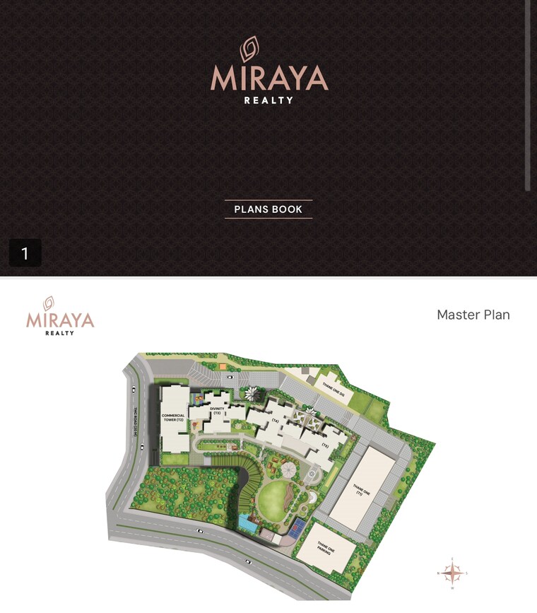 Master Plan, mextech-miraya-divine 2 Bedroom 820 Sq.Ft. Builder Floor In Kapur Bawdi Thane 9472898
