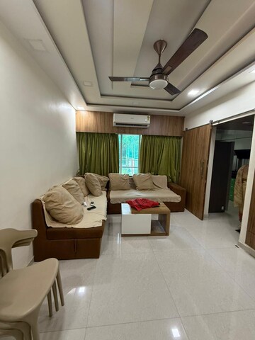 Living Room in 1 BHK Apartment at Cosmos 27 Gbr, Kasarvadavali – for Rent