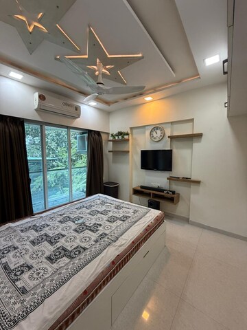 Bedroom in 1 BHK Apartment at Cosmos 27 Gbr, Kasarvadavali – for Rent