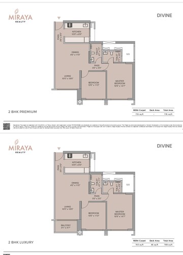 Floor Plan in 3 BHK Builder Floor at Mextech Miraya Divine, Kapur Bawdi – for Sale