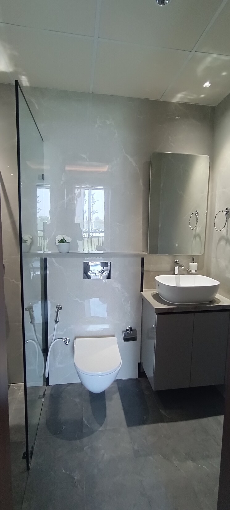 Bathroom, jashn-elevate 3 Bedroom 999 Sq.Ft. Apartment In Sushant Golf City Lucknow 9472952