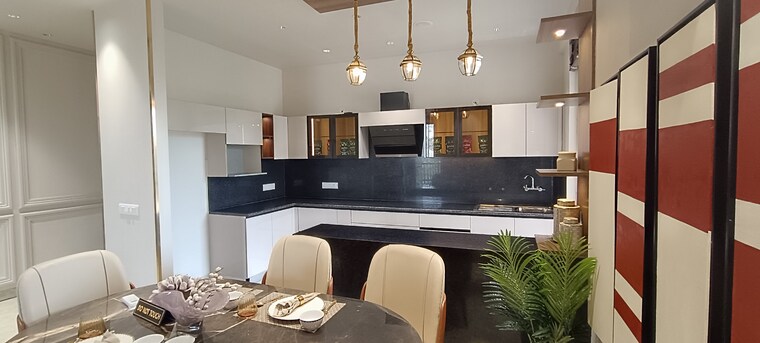 Kitchen, jashn-elevate 3 Bedroom 999 Sq.Ft. Apartment In Sushant Golf City Lucknow 9472952