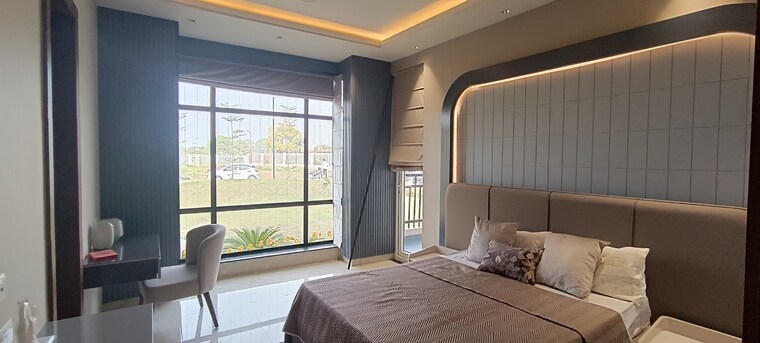 Bedroom, jashn-elevate 3 Bedroom 999 Sq.Ft. Apartment In Sushant Golf City Lucknow 9472952