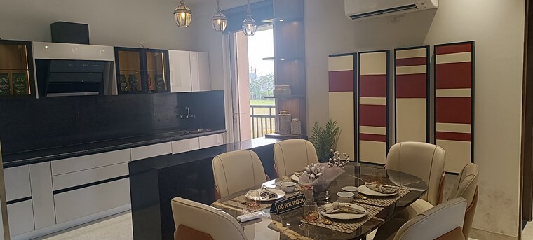 Living Room, jashn-elevate 3 Bedroom 999 Sq.Ft. Apartment In Sushant Golf City Lucknow 9472952