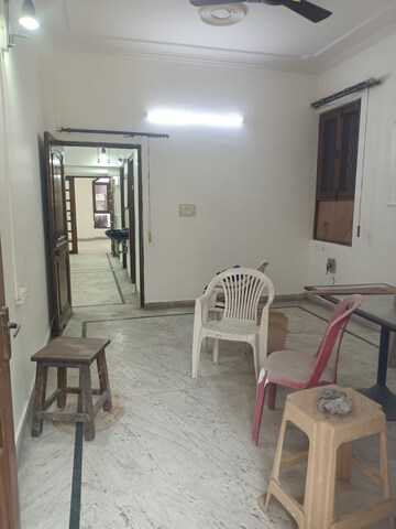 Living Room in 3 BHK Builder Floor at Chitra Vihar – for Rent
