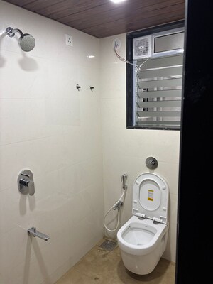 Bathroom in 1 RK Apartment at Naupada – for Rent