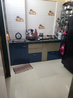 Kitchen in 1 BHK Apartment at Sankalp Raghu Anand CHS, Panch Pakhadi – for Rent