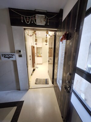 Building Lobby in 4 BHK Apartment at Runwal Anthurium, Mulund West – for Rent