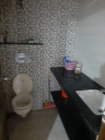 Bathroom in 3 BHK Apartment at Trimurtys Kachnar, C-Scheme – for Rent