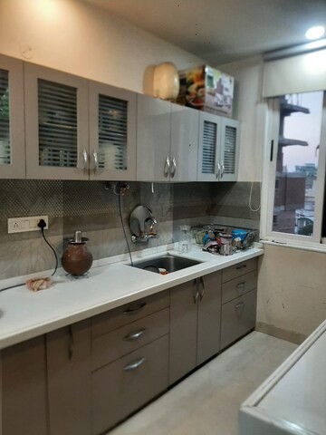 Kitchen in 3 BHK Apartment at Trimurtys Kachnar, C-Scheme – for Rent