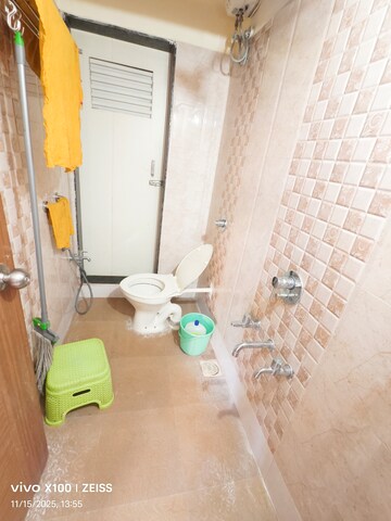 Bathroom in 1 BHK Apartment at Shree Nandanvan homes, Kalwa – for Rent