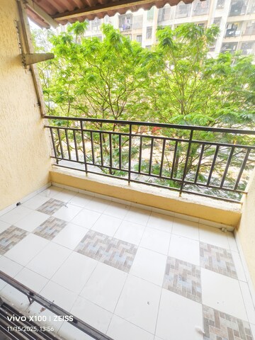 Balcony in 1 BHK Apartment at Shree Nandanvan homes, Kalwa – for Rent