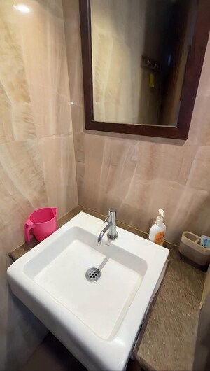 Bathroom in 2 BHK Apartment at Lodha Amara, Kolshet Road – for Rent