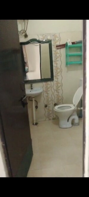 Bathroom in 1 BHK Builder Floor at Parkh Homes, Indrapuram – for Rent