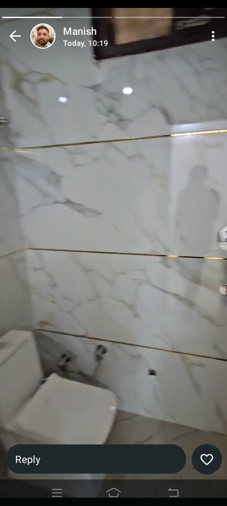 Bathroom, maya-homes 2 Bedroom 900 Sq.Ft. Builder Floor In Indrapuram Ghaziabad 9473109