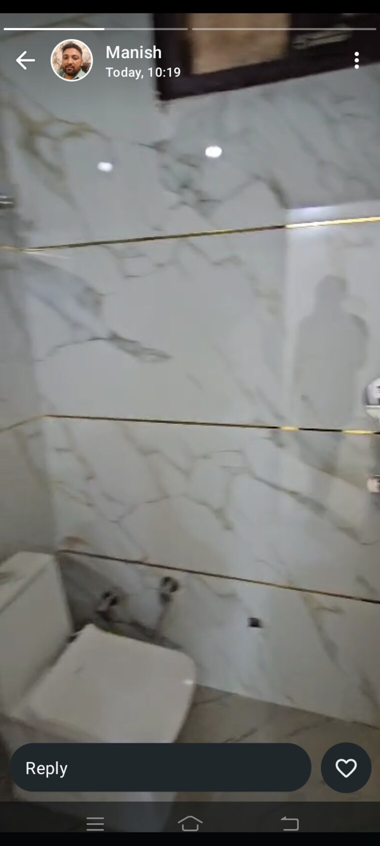 Bathroom, maya-homes 2 Bedroom 900 Sq.Ft. Builder Floor In Indrapuram Ghaziabad 9473109