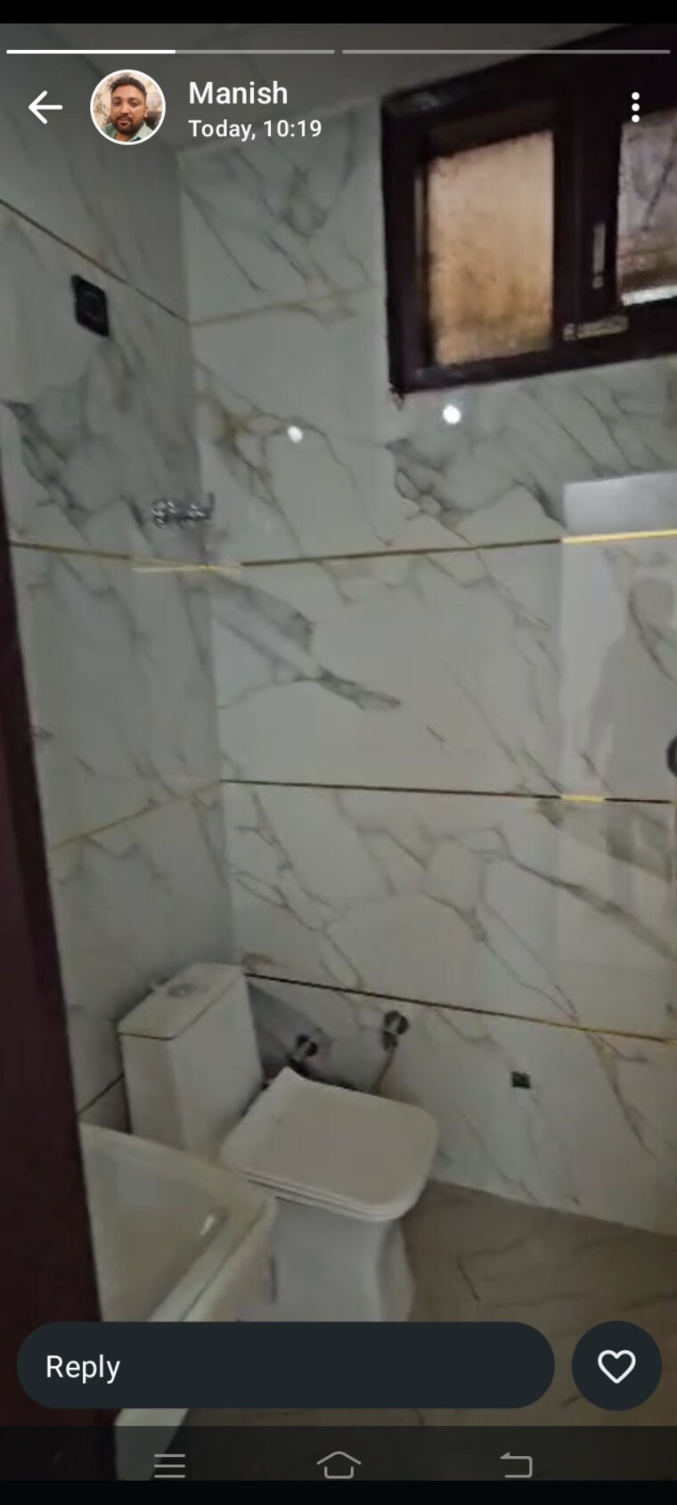 Bathroom, maya-homes 2 Bedroom 900 Sq.Ft. Builder Floor In Indrapuram Ghaziabad 9473109