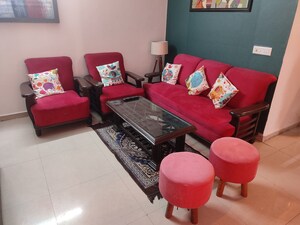 Living Room in 2 BHK Apartment at Sam Palm Olympia, Sector 16c Greater Noida – for Rent