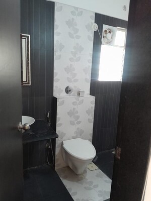 Bathroom in 3 BHK Apartment at Kolte Patil Tuscan Estate, Kharadi – for Rent