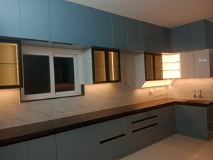 Kitchen in 3 BHK Apartment at Rajapushpa Provincia, Narsingi – for Rent