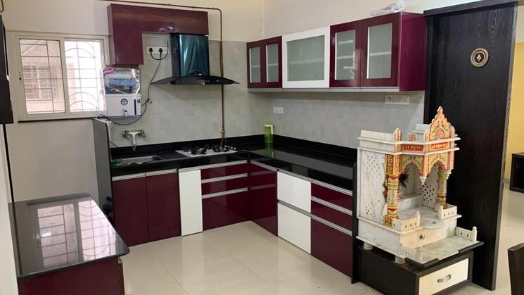 Kitchen, mount-n-glory 2 Bedroom 1085 Sq.Ft. Apartment In Kharadi Pune 9473153