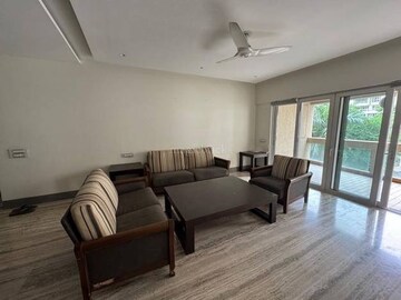 Living Room in 3.5 BHK Apartment at Waterfront Condominiums, Kalyani Nagar – for Rent