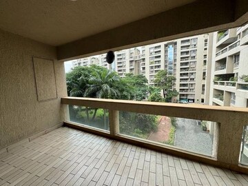 Balcony in 3.5 BHK Apartment at Waterfront Condominiums, Kalyani Nagar – for Rent