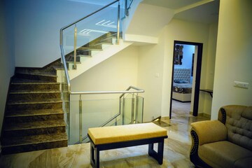 Staircase in 5 BHK Villa at Manjeera Purple Town, Gopanpally – for Rent