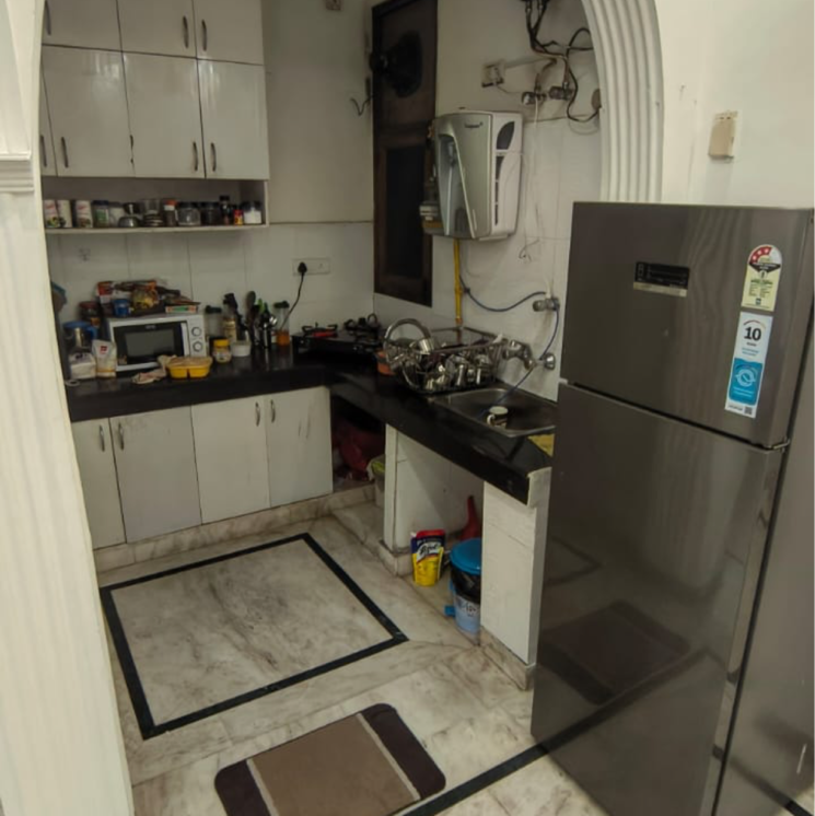 Kitchen, malviya nagar 2 Bedroom 900 Sq.Ft. Builder Floor In Malviya Nagar Delhi 9473200
