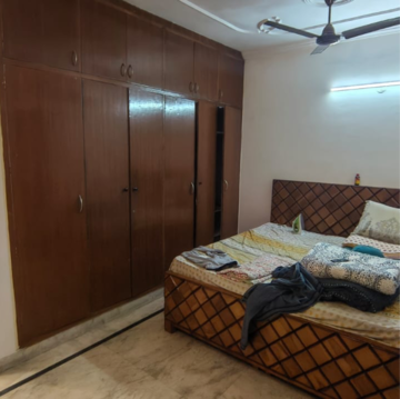 Bedroom in 2 BHK Builder Floor at Malviya Nagar – for Rent
