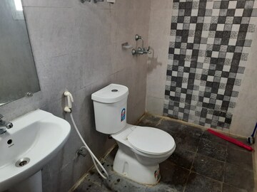 Bathroom in 3 BHK Apartment at Rajendra Nagar Sector 3 – for Rent