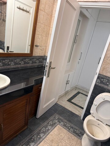 Bathroom in 4 BHK Builder Floor at Greater Kailash ii – for Rent