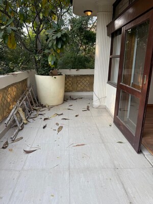 Balcony in 4 BHK Builder Floor at Greater Kailash ii – for Rent